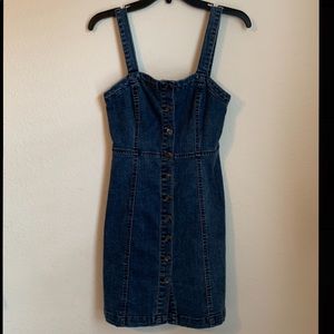 Short And Tight Jean Dress